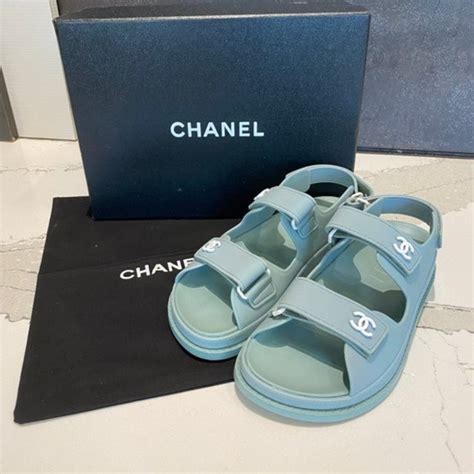 chanel dad sandals buy online|chanel velcro sandals 2020 price.